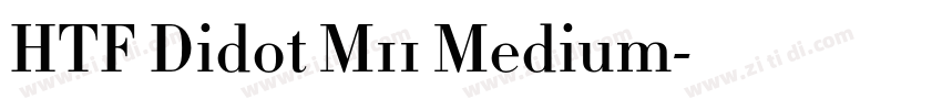 HTF Didot M11 Medium字体转换